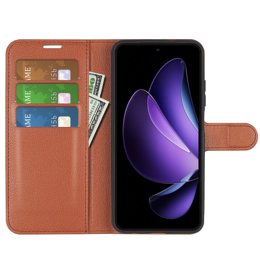 OPPO Reno13 F - Leder Etui Hülle - Image 52