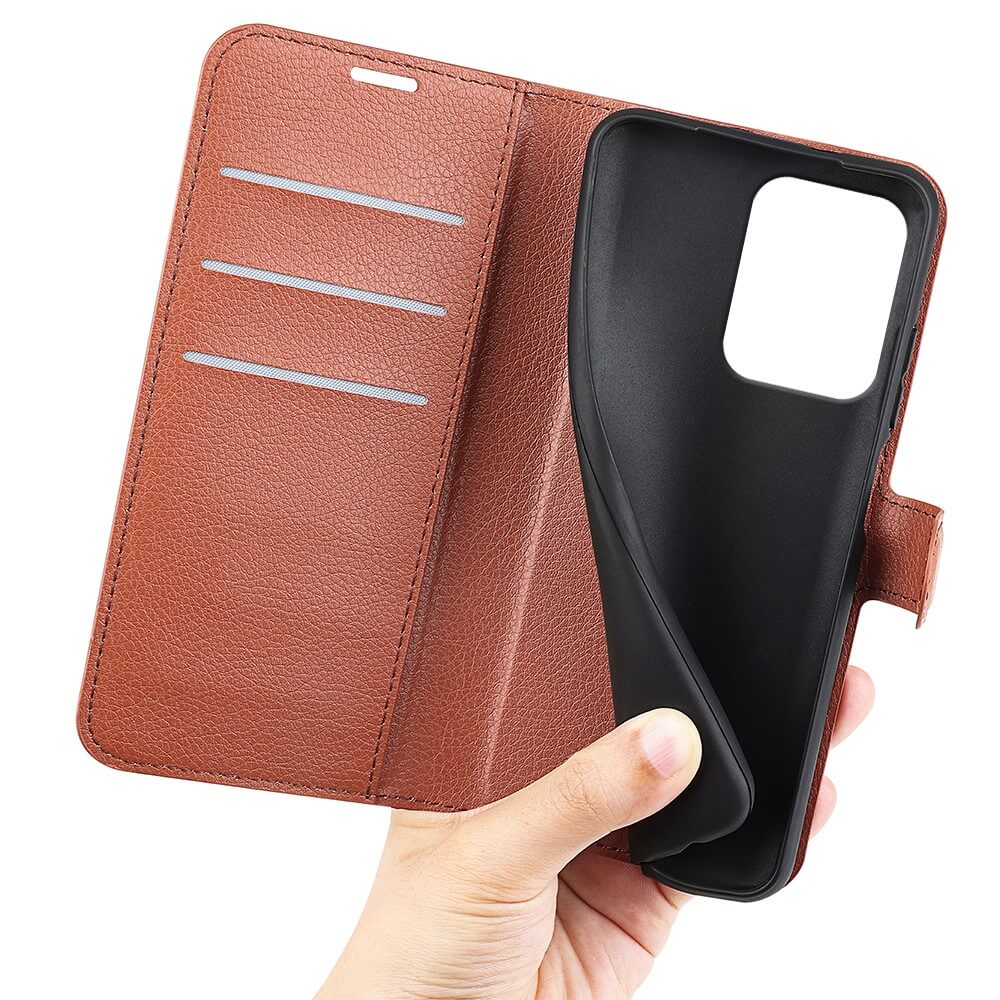 OPPO Reno13 F - Leder Etui Hülle - Image 54