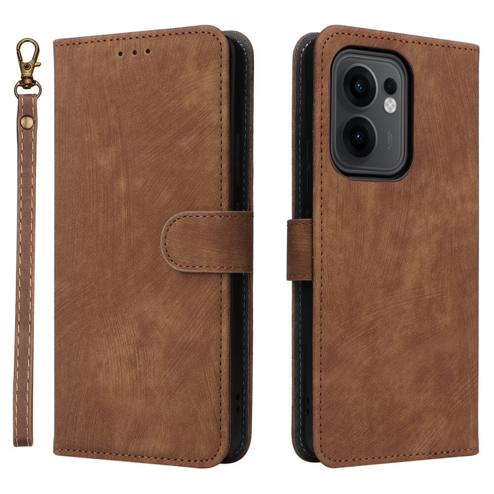 OPPO Reno13 F - Ledertasche mit RFID Blocker
