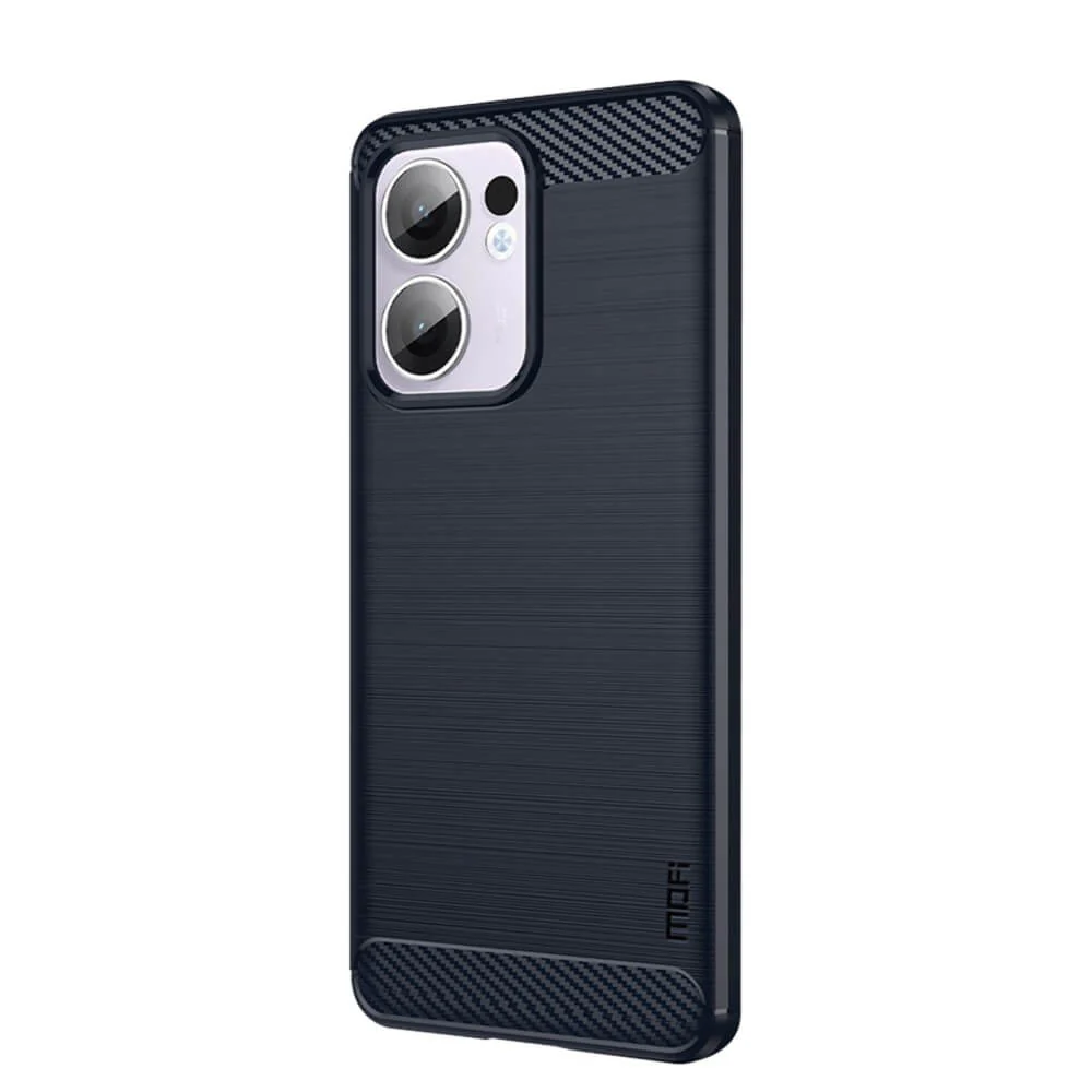 OPPO Reno13 F - Metall Carbon Look Hülle - Image 7