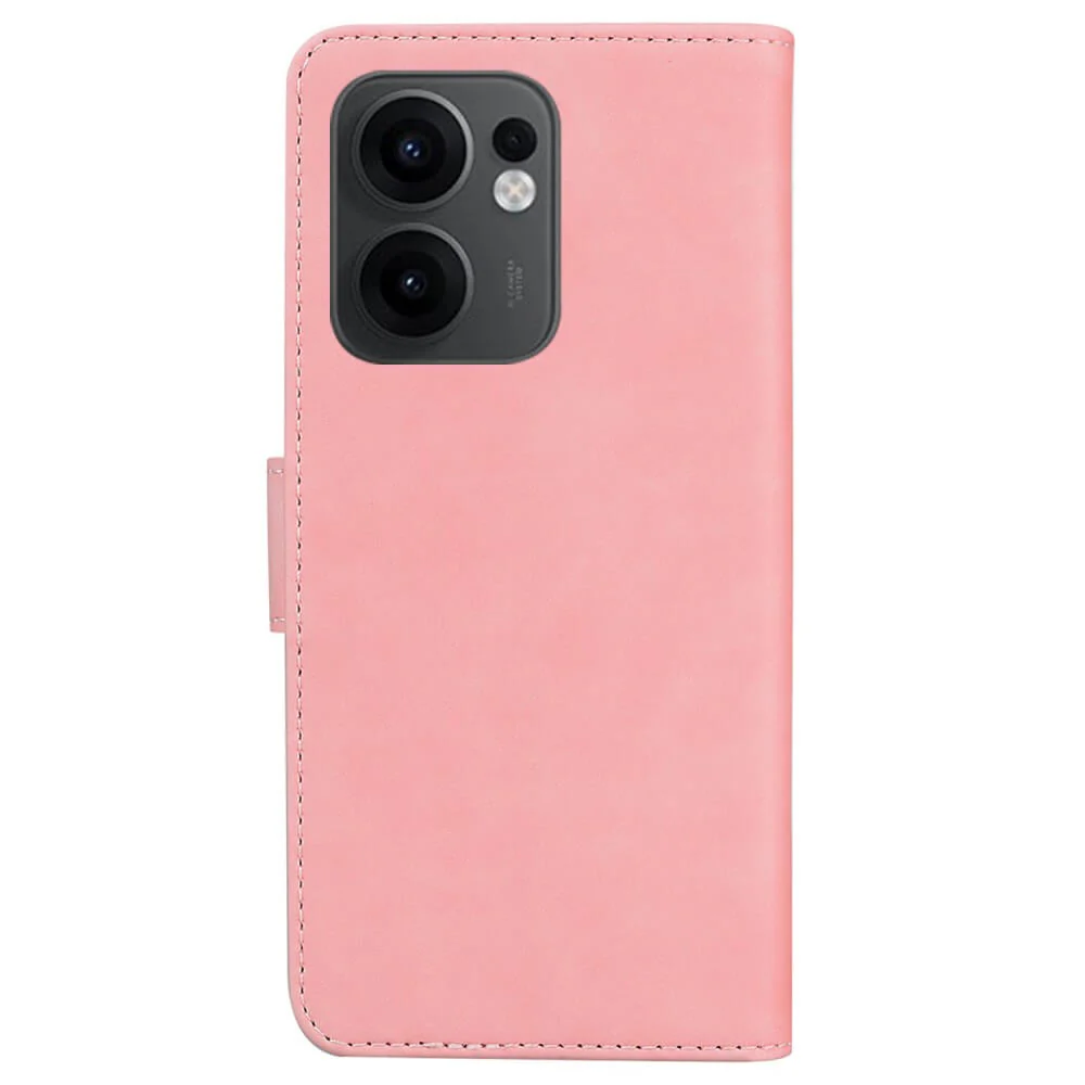 OPPO Reno13 F - Solide Leder Etui Hülle - Image 24