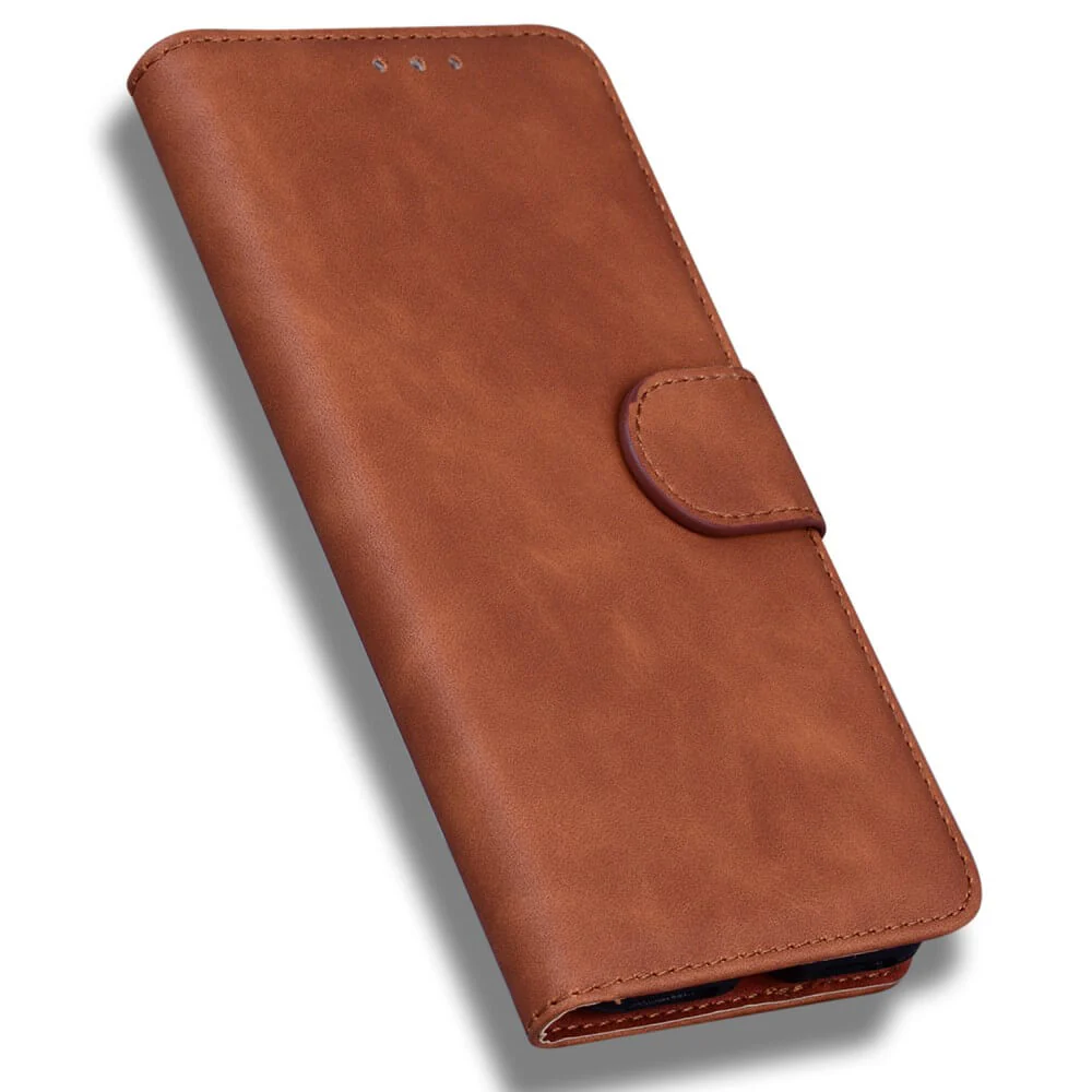 OPPO Reno13 F - Solide Leder Etui Hülle - Image 28