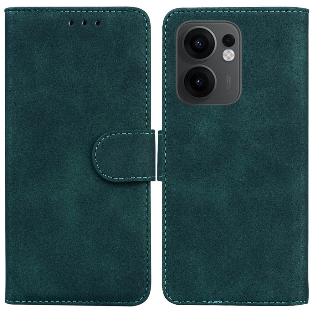 OPPO Reno13 F - Solide Leder Etui Hülle - Image 31