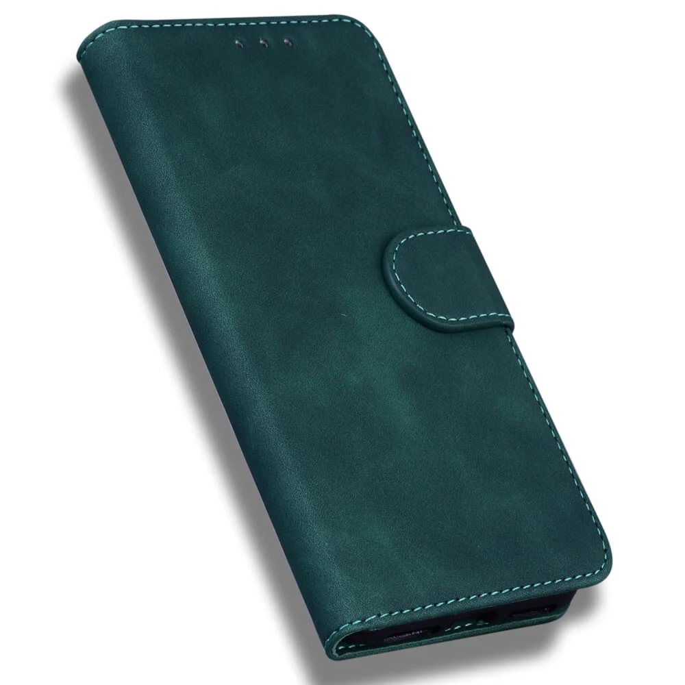 OPPO Reno13 F - Solide Leder Etui Hülle - Image 34