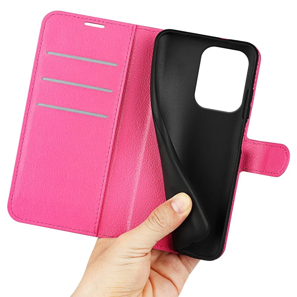 OPPO Reno13 - Leder Etui Hülle - Image 41