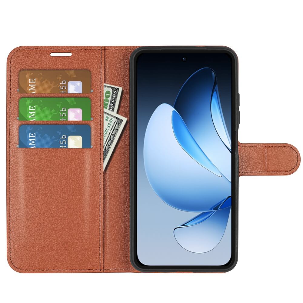 OPPO Reno13 - Leder Etui Hülle - Image 51