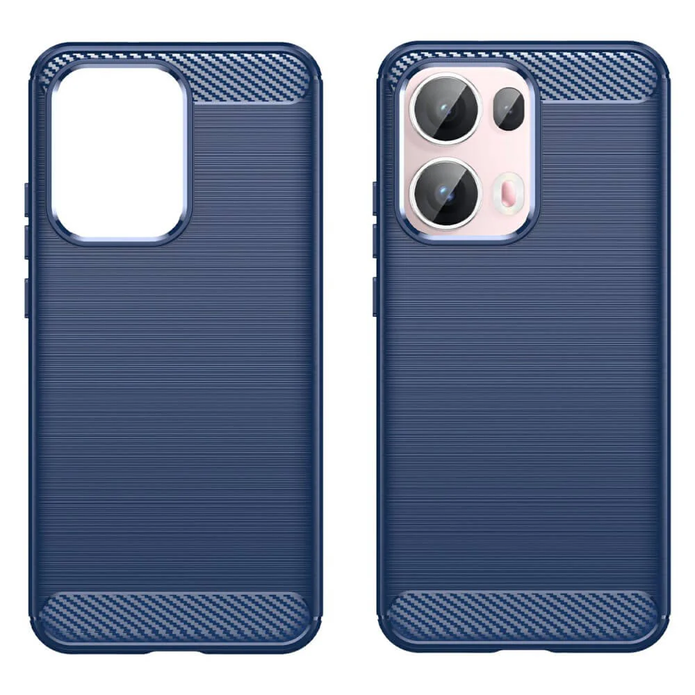 OPPO Reno13 Pro 5G - Metall Carbon Look Hülle - Image 11