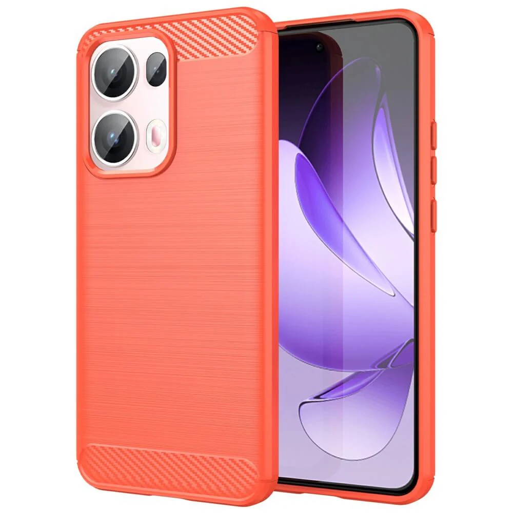 OPPO Reno13 Pro 5G - Metall Carbon Look Hülle - Image 5