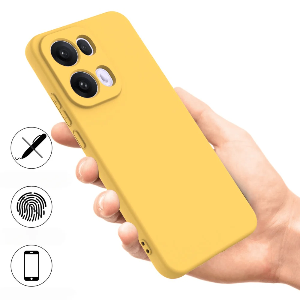 OPPO Reno13 Pro - Silikon Gummi Hülle mit Riemen - Image 17