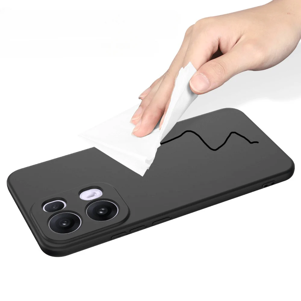OPPO Reno13 Pro - Silikon Gummi Hülle mit Riemen - Image 6