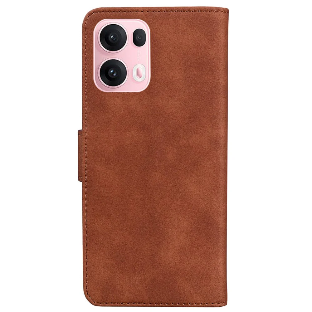OPPO Reno13 Pro - Solide Leder Etui Hülle - Image 12