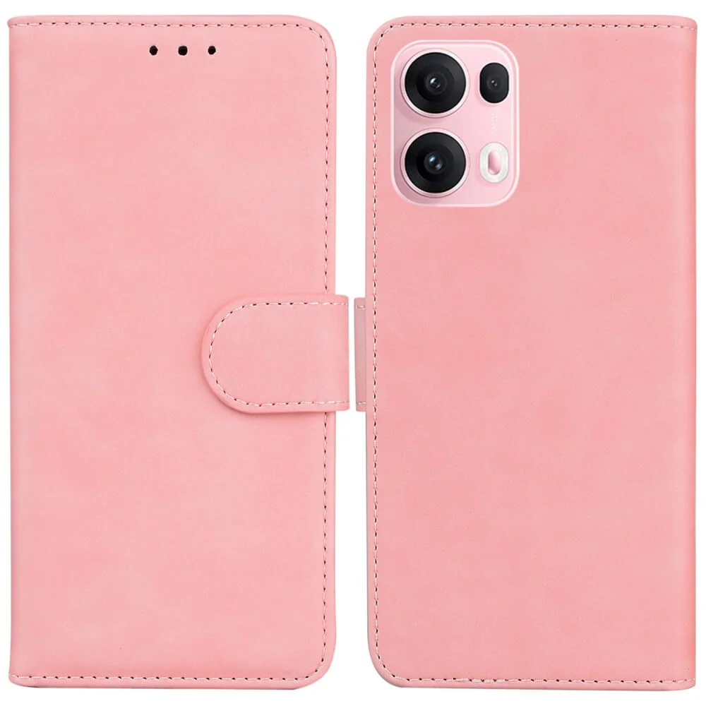 OPPO Reno13 Pro - Solide Leder Etui Hülle - Image 19