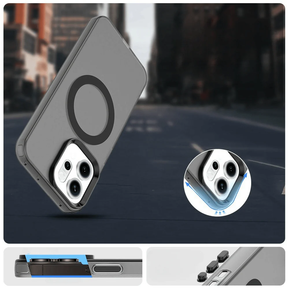 OPPO Reno14 - Acryl-Handyhülle mit Magnet und Farbakzent - Image 15