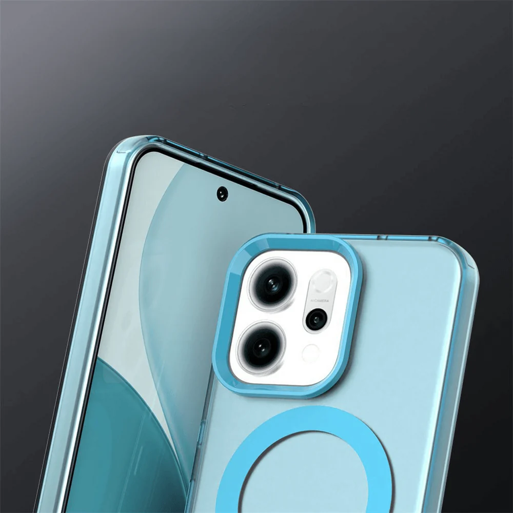 OPPO Reno14 - Acryl-Handyhülle mit Magnet und Farbakzent - Image 23