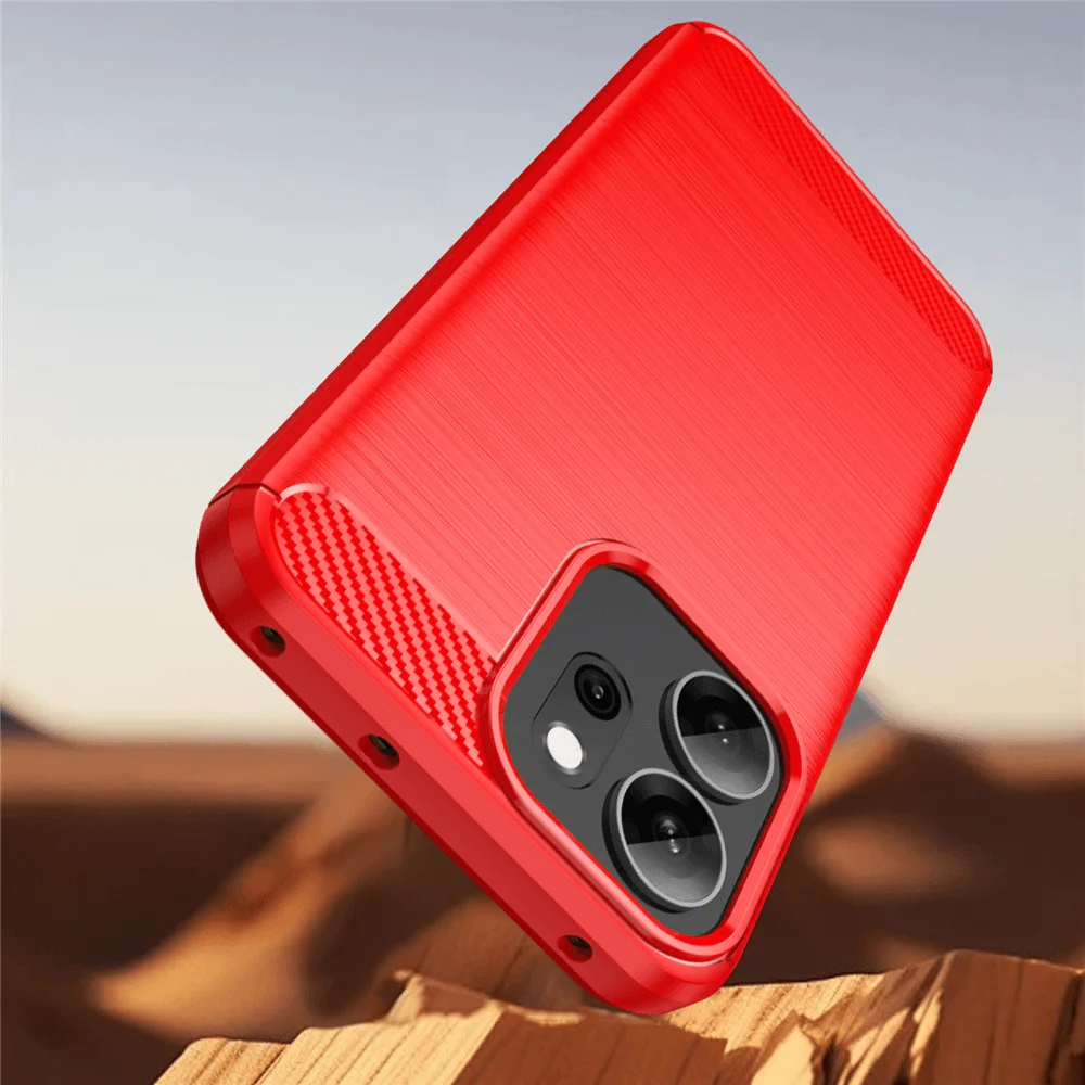 OPPO Reno14 F - Metall Carbon Look Hülle - Image 10