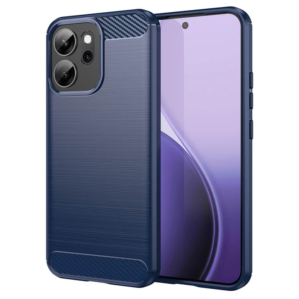 OPPO Reno14 F - Metall Carbon Look Hülle - Image 12