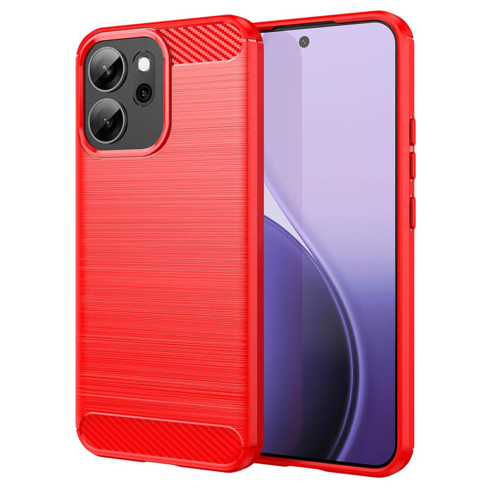 OPPO Reno14 F - Metall Carbon Look Hülle - Image 7