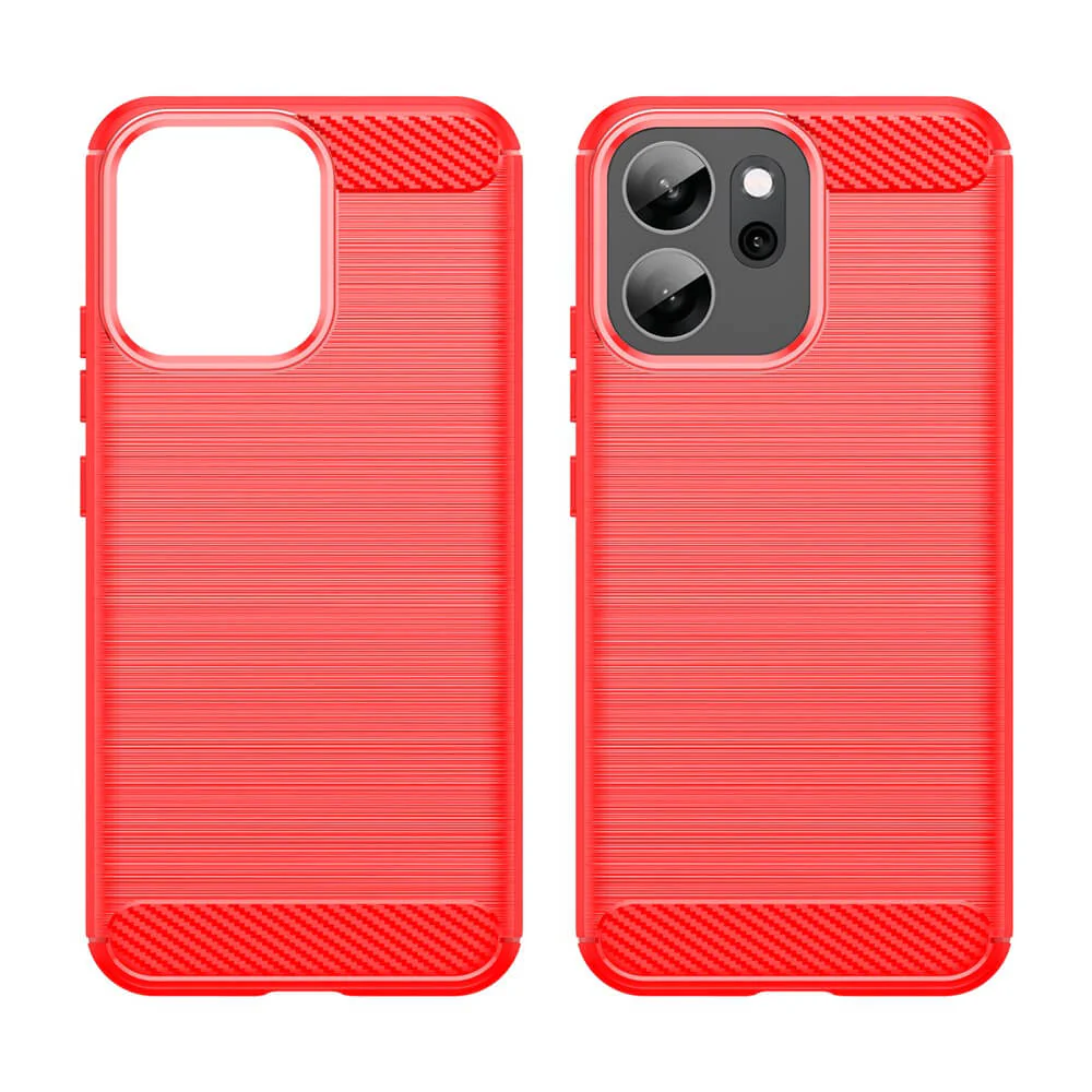 OPPO Reno14 F - Metall Carbon Look Hülle - Image 8