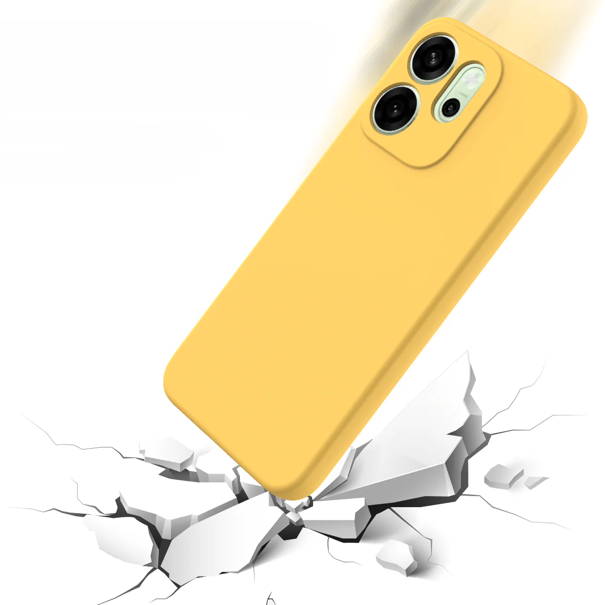OPPO Reno14 F - Silikon Gummi Hülle mit Riemen - Image 16