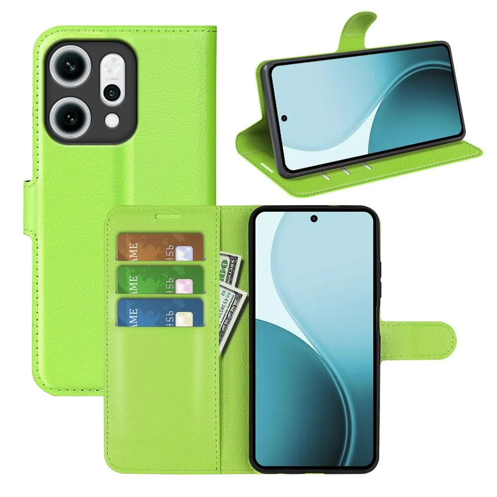 OPPO Reno14 - Leder Etui Hülle - Image 27