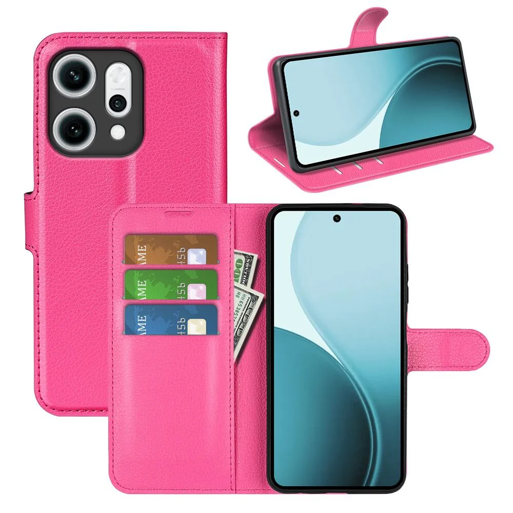 OPPO Reno14 - Leder Etui Hülle - Image 47