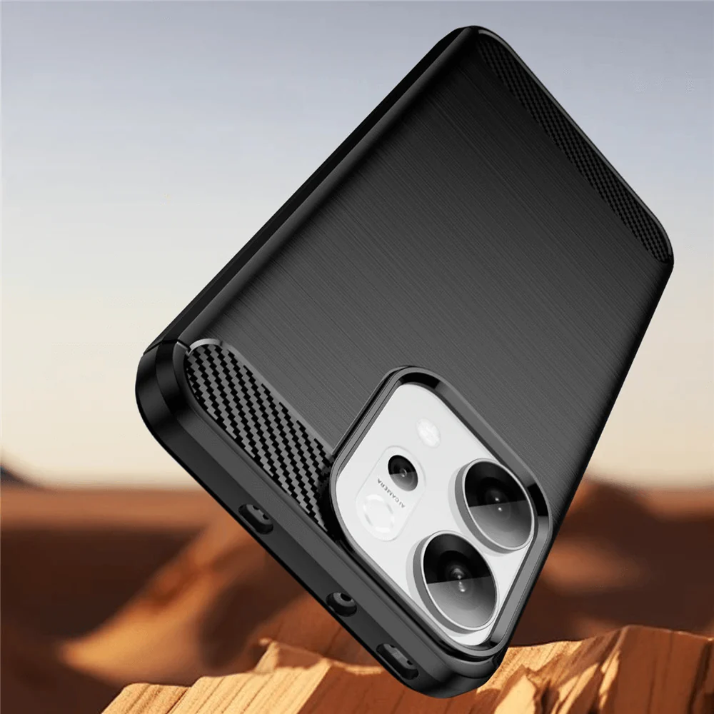 OPPO Reno14 - Metall Carbon Look Hülle - Image 4