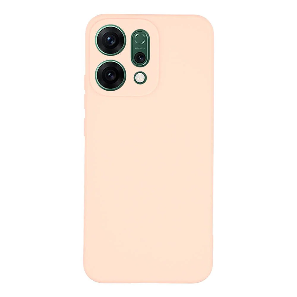 OPPO Reno14 - Silikon Gummi Hülle in Unifarbe