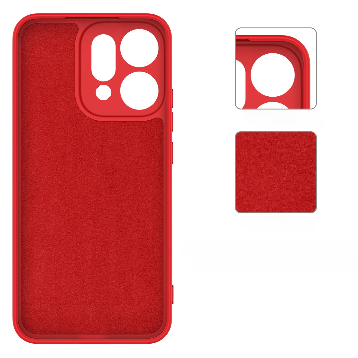 OPPO Reno14 - Silikon Gummi Hülle mit Riemen - Image 11
