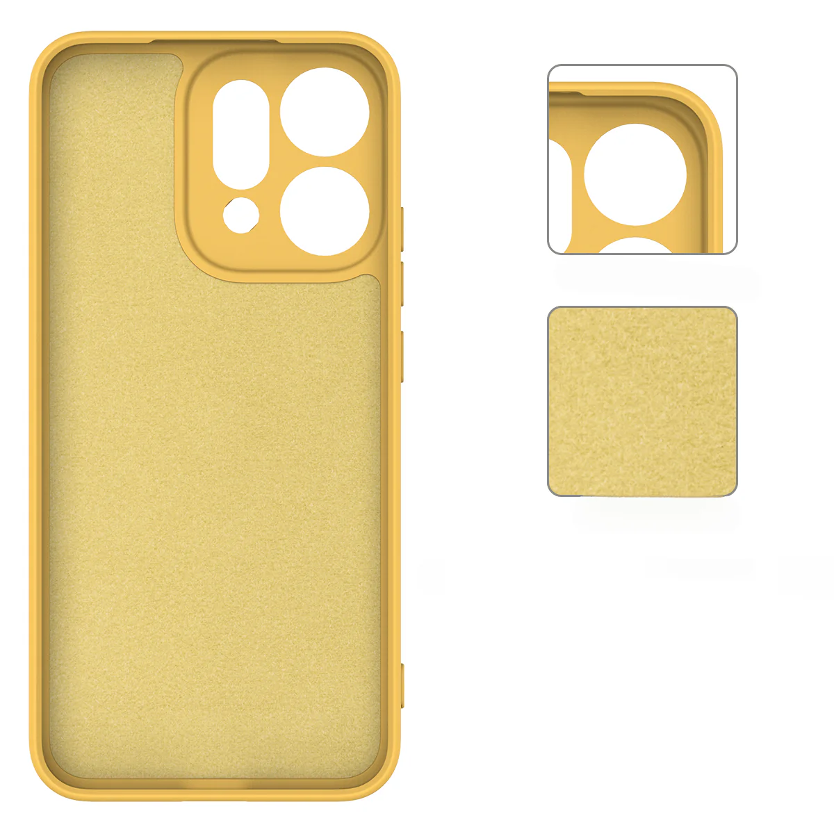 OPPO Reno14 - Silikon Gummi Hülle mit Riemen - Image 16