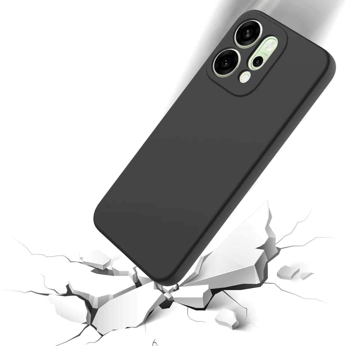 OPPO Reno14 - Silikon Gummi Hülle mit Riemen - Image 4