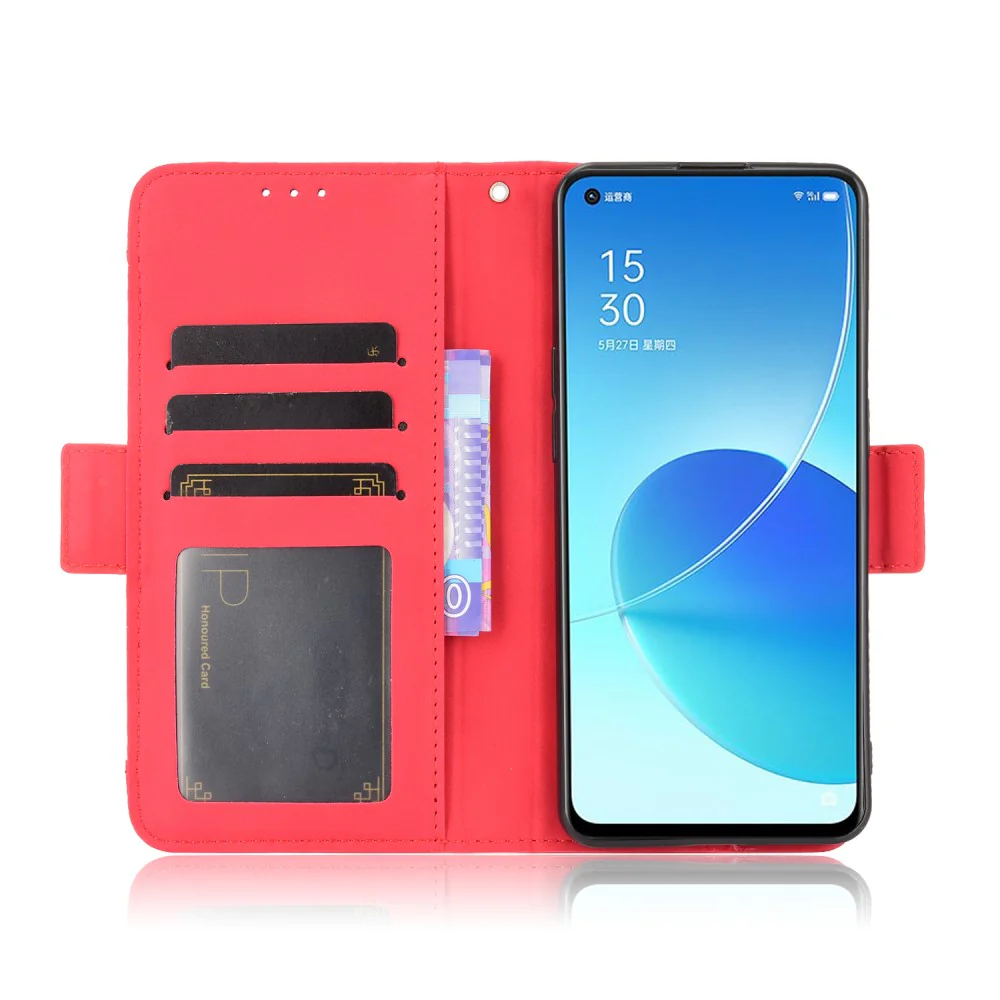 OPPO Reno6 - Etui Mit Vielen Kartenfächer - Image 19