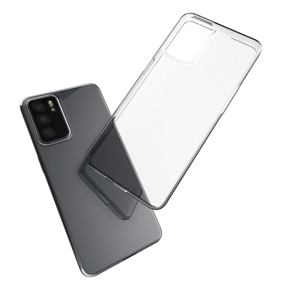 OPPO Reno6 - Silikon Case Hülle Transparent - Image 7