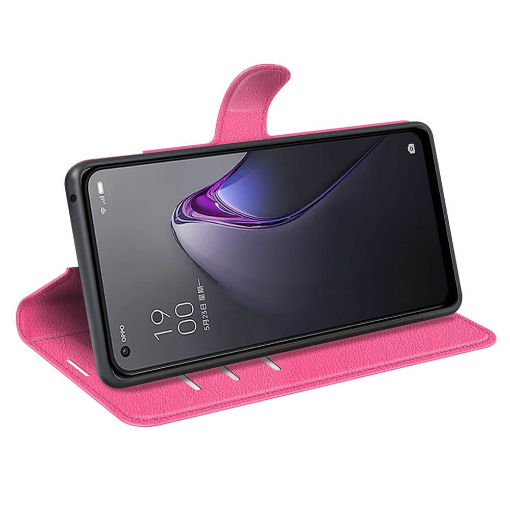 OPPO Reno8 - Leder Etui Hülle - Image 22