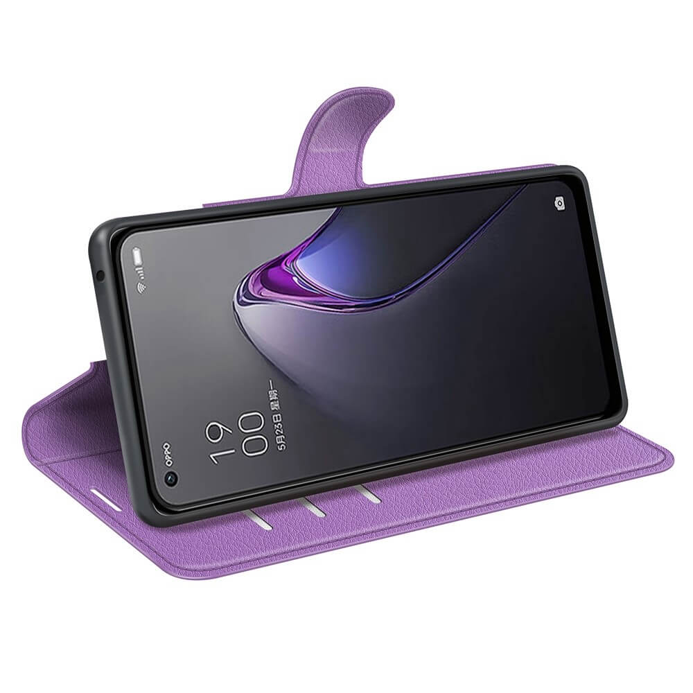 OPPO Reno8 - Leder Etui Hülle - Image 29