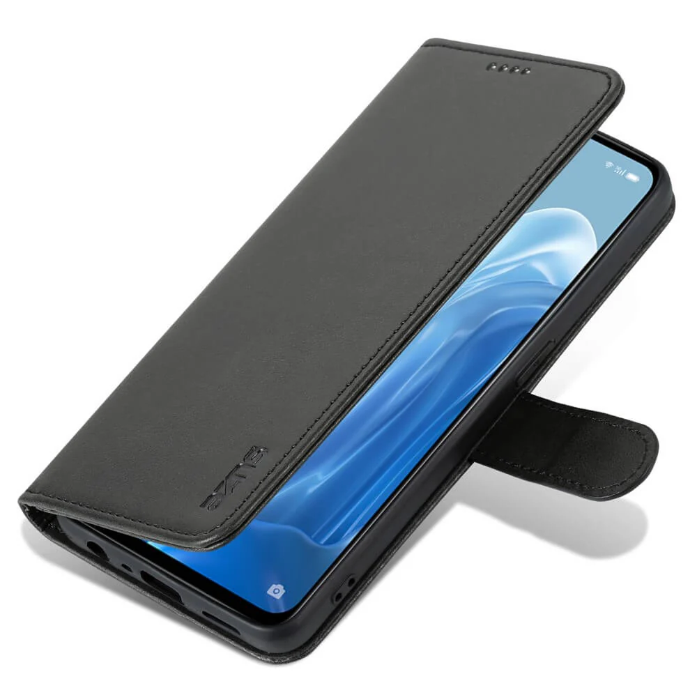 OPPO Reno8 Lite - Leder Etui Hülle - Image 6