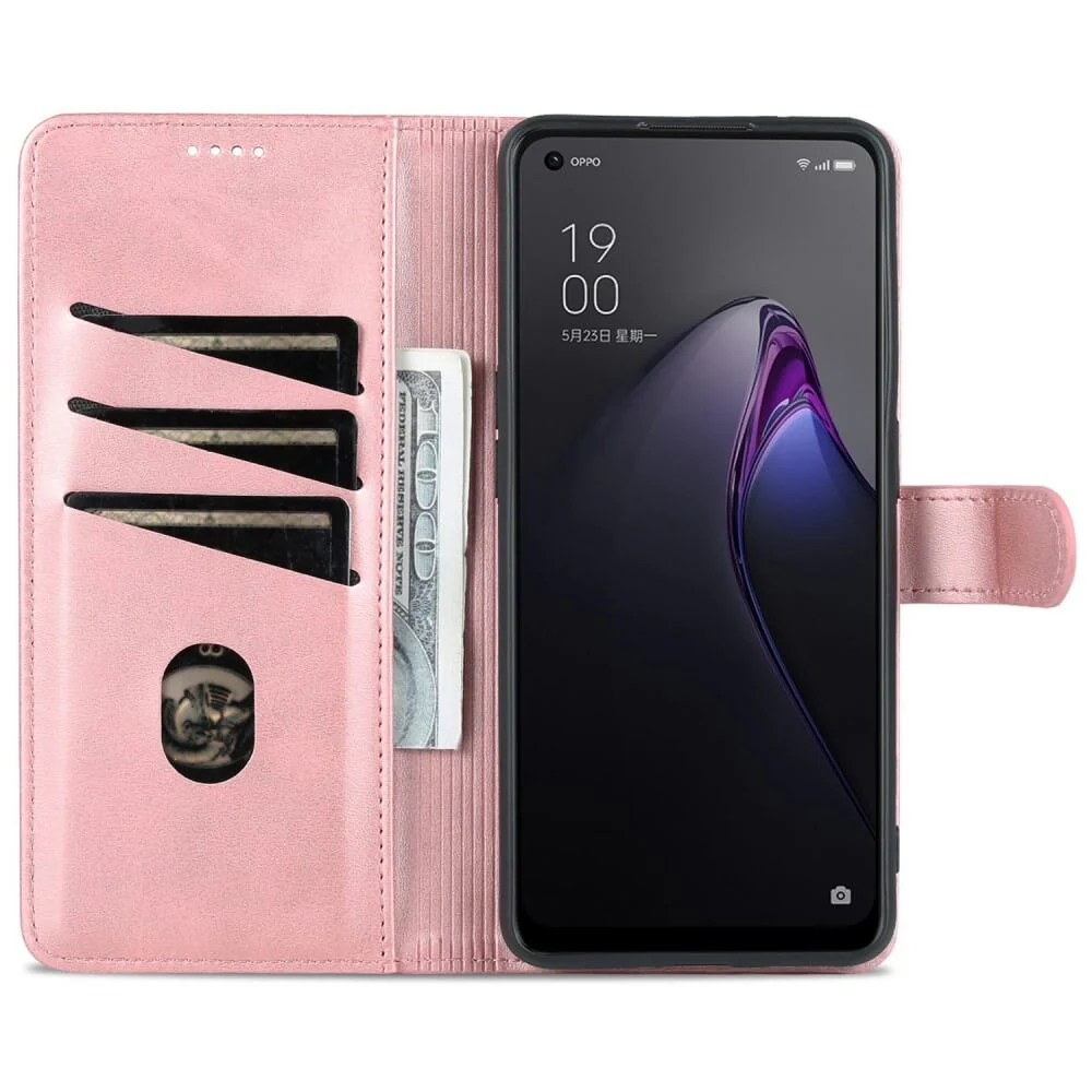 OPPO Reno8 Pro - Leder Etui Hülle - Image 10