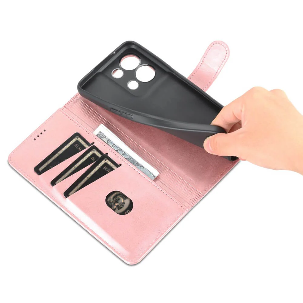 OPPO Reno8 Pro - Leder Etui Hülle - Image 17