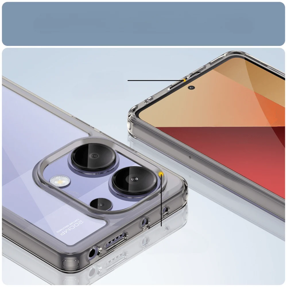 Poco M6 Pro / Redmi Note 13 Pro 4G - Schützende Acryl-Handyhülle mit erhöhtem Rand - Image 10