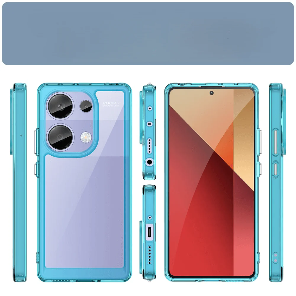 Poco M6 Pro / Redmi Note 13 Pro 4G - Schützende Acryl-Handyhülle mit erhöhtem Rand - Image 15