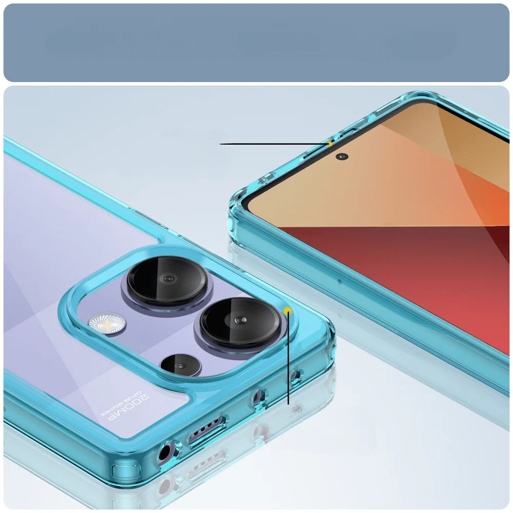 Poco M6 Pro / Redmi Note 13 Pro 4G - Schützende Acryl-Handyhülle mit erhöhtem Rand - Image 16