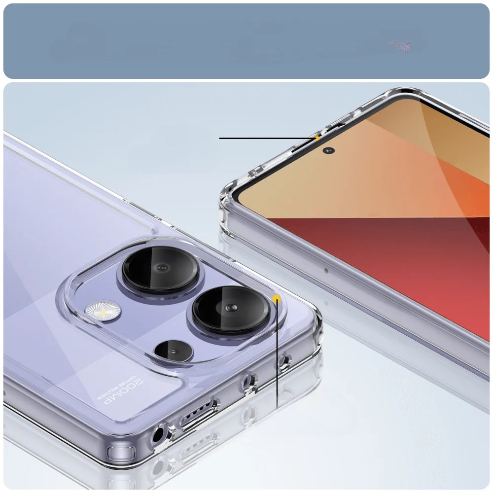 Poco M6 Pro / Redmi Note 13 Pro 4G - Schützende Acryl-Handyhülle mit erhöhtem Rand - Image 21