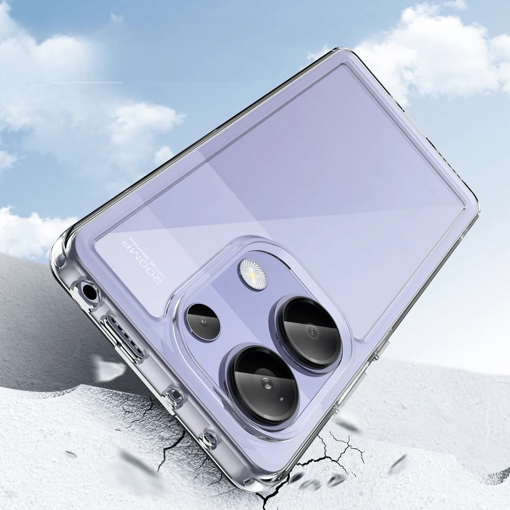 Poco M6 Pro / Redmi Note 13 Pro 4G - Schützende Acryl-Handyhülle mit erhöhtem Rand - Image 22