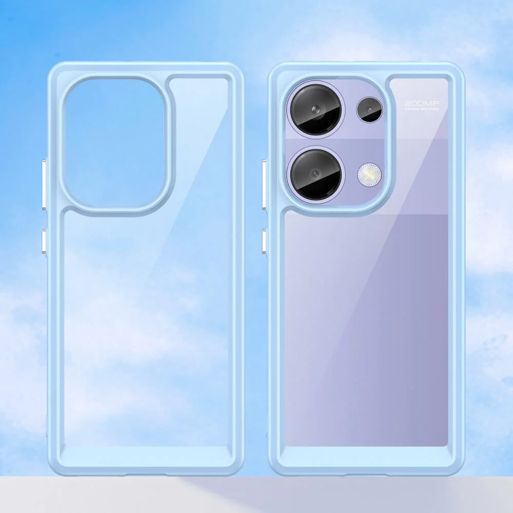 Poco M6 Pro / Redmi Note 13 Pro 4G - Schützende Acryl-Handyhülle mit erhöhtem Rand - Image 5