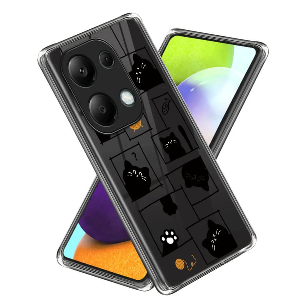Poco M6 Pro / Redmi Note 13 Pro 4G- Transparente Hülle mit schönem Motivdruck - Image 5