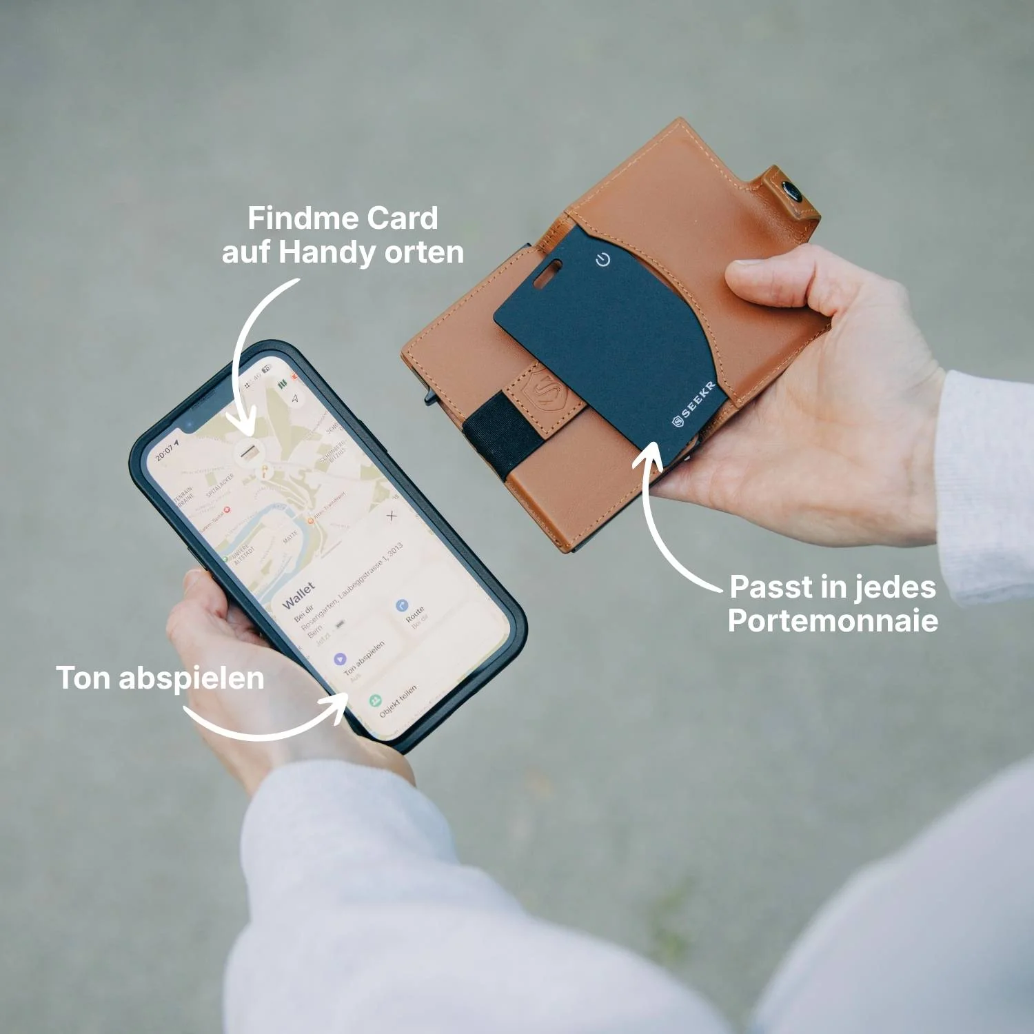 SEEKR FindMe Card für Apple – Ultradünne Wallet Tracker Karte - Image 14