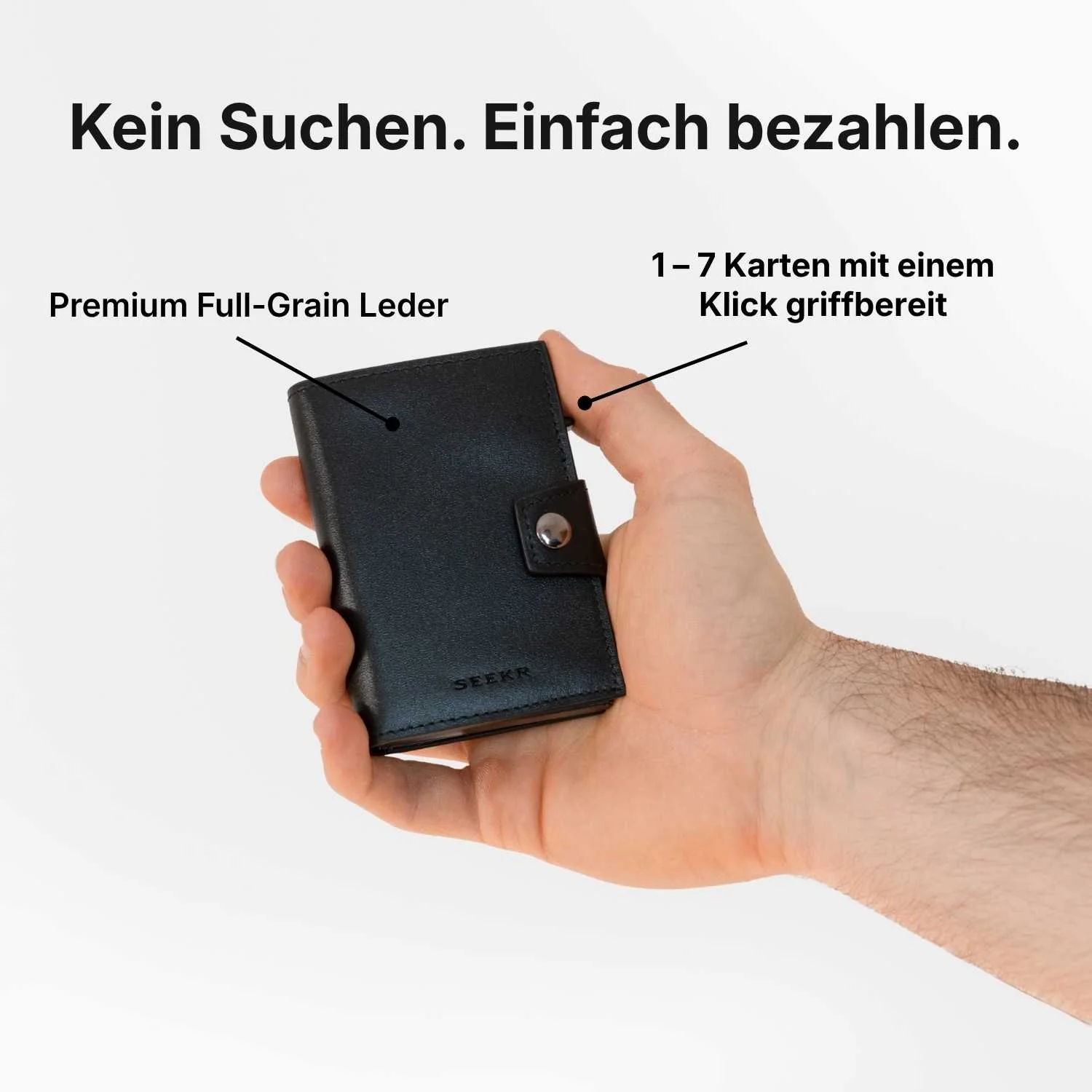 SEEKR Smart Wallet mit RFID Schutz - Image 13