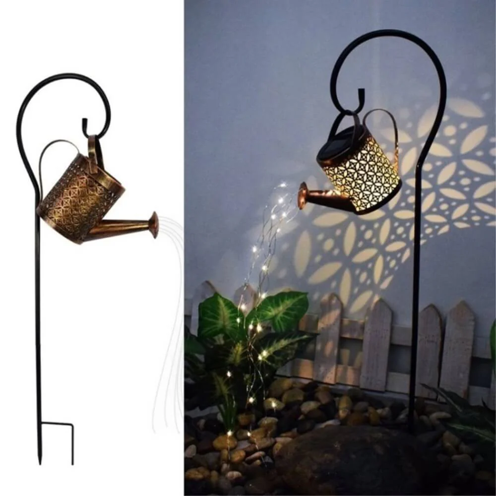 Solar LED Gartenstecker Giesskanne