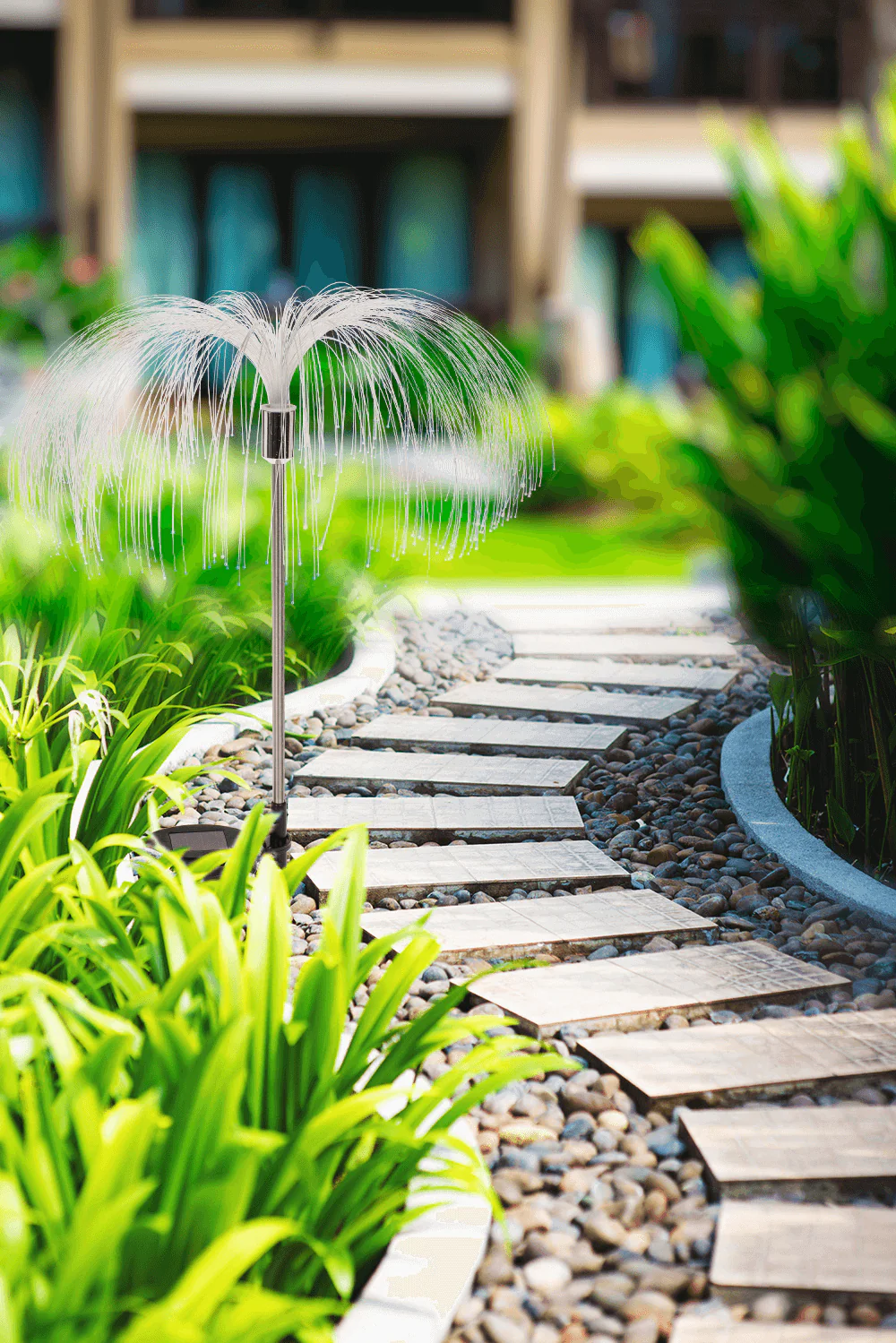 Solar LED Gartenstecker Magic Fountain - Image 2