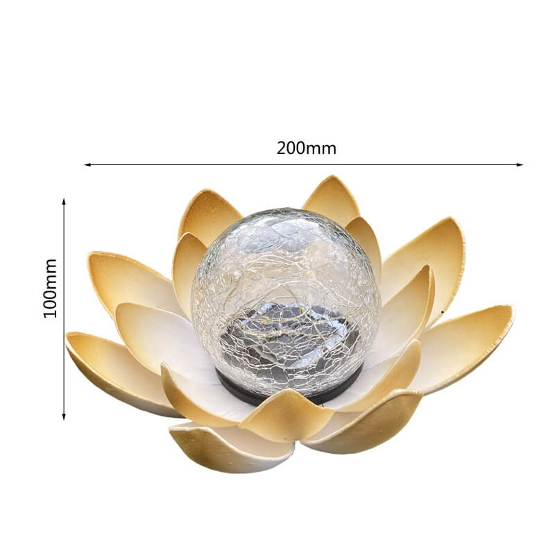 Solar Tischlampe LED Lotusblüte - Image 3