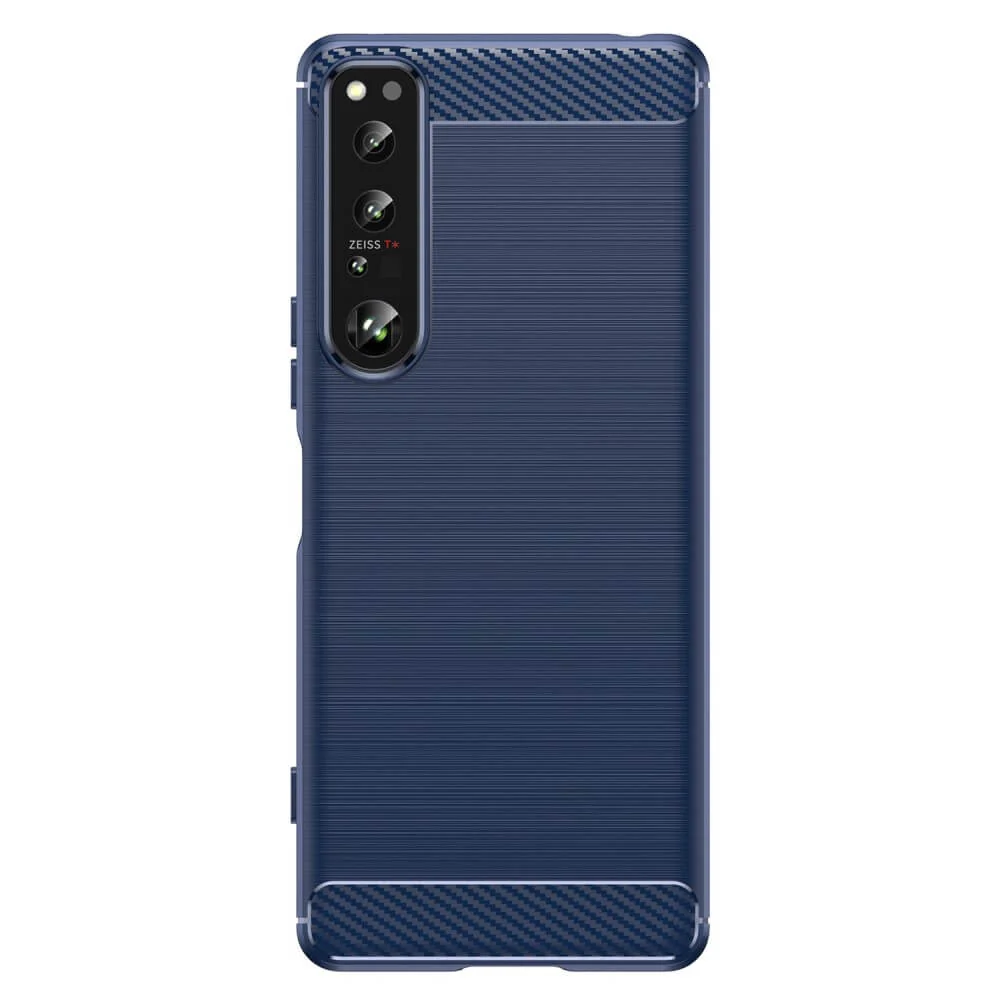 Sony Xperia 1 IV - Metall Carbon Look Hülle - Image 5
